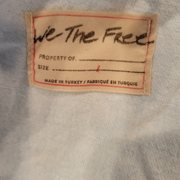 We the Free by Free People Oversized Long  Denim Jacket. - Picture 6 of 6